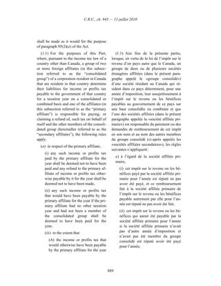 Income tax regulation