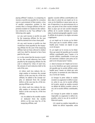 Income tax regulation