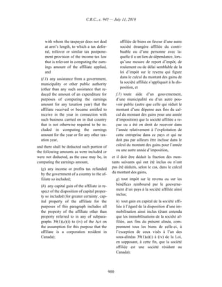 Income tax regulation