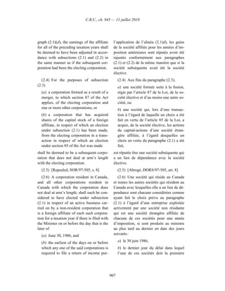 Income tax regulation