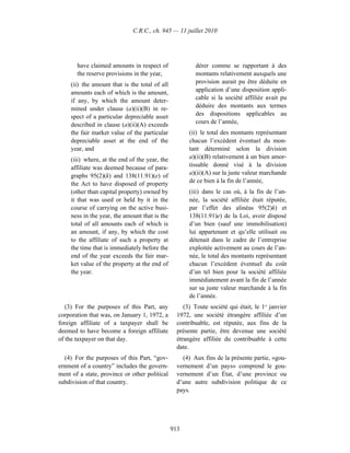 Income tax regulation