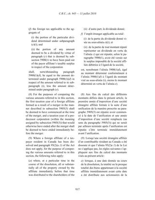 Income tax regulation