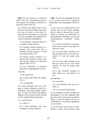 Income tax regulation