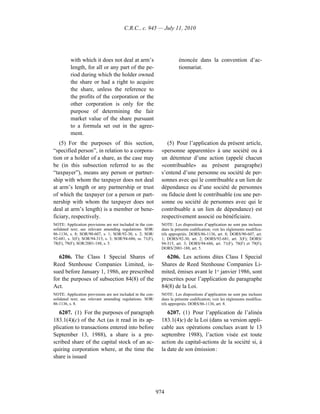 Income tax regulation