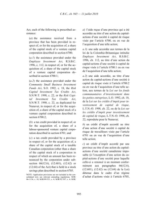 Income tax regulation