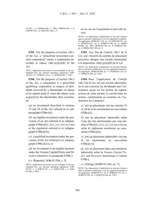 Income tax regulation