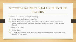 Income tax return | PPTX