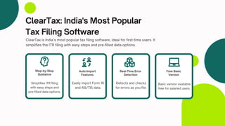 Best Income Tax Return Filing Software in 2025 | PDF