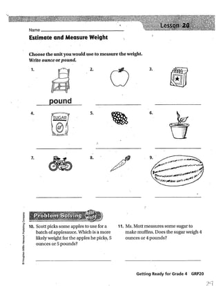 Incoming 4th grade students
