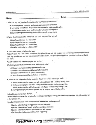 Incoming 4th grade students