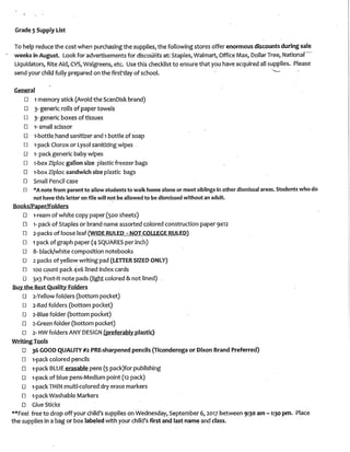 Incoming grade5summerpacket