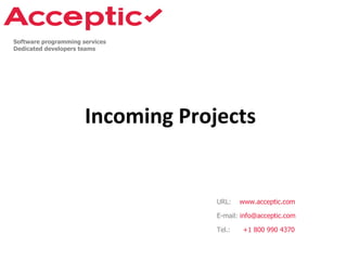 Incoming projects process flow | PDF