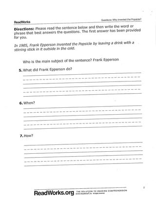 Incoming third grade students