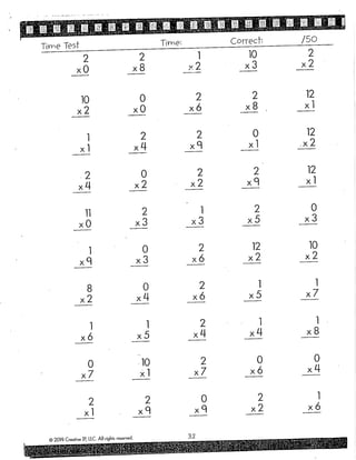 Incoming third grade students