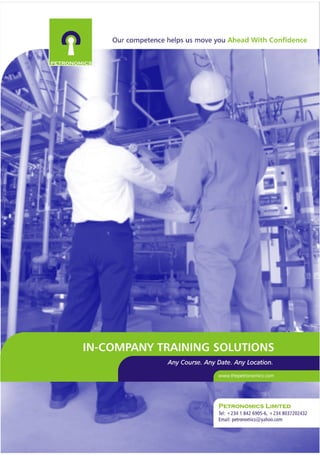 Incompany training brochure