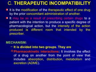 Incompatability Unit 12_PharmD Pharmaceutics | PPTX