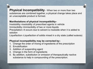 Avoid Incompatibilities Incompatibilities in prescription, prescription Incompatibilities ...