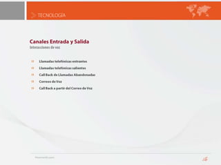 Madurez TecnológicaAtributos ConsideradosCaracterísticas