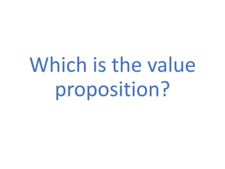 Which is the value
proposition?
www.cineca.it
 