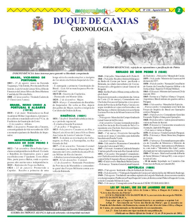 Edição Histórica do Duque de Caxias Edição Histórica do Duque de Caxias