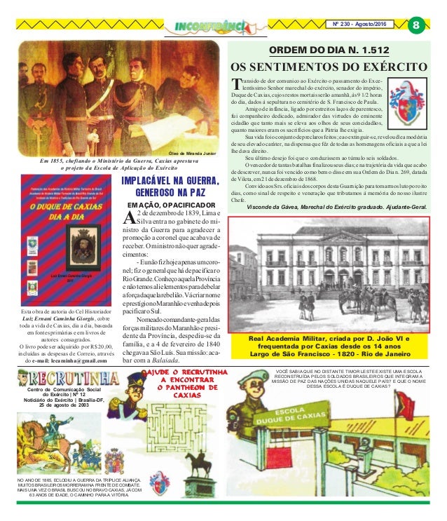 Edição Histórica do Duque de Caxias Edição Histórica do Duque de Caxias