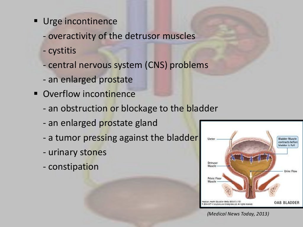 Incontinence bowel and bladder