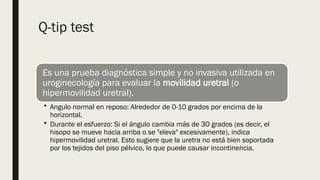 INCONTINENCIA URINARIA DE ESFUERZO, DIAGNOSTICO Y TRATAMIENTO | PPTX