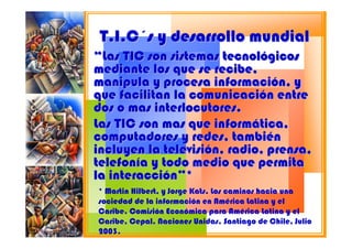 IncorporacióN De Tics