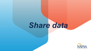 Share data
 