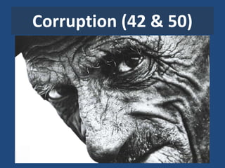 Corruption (42 & 50)