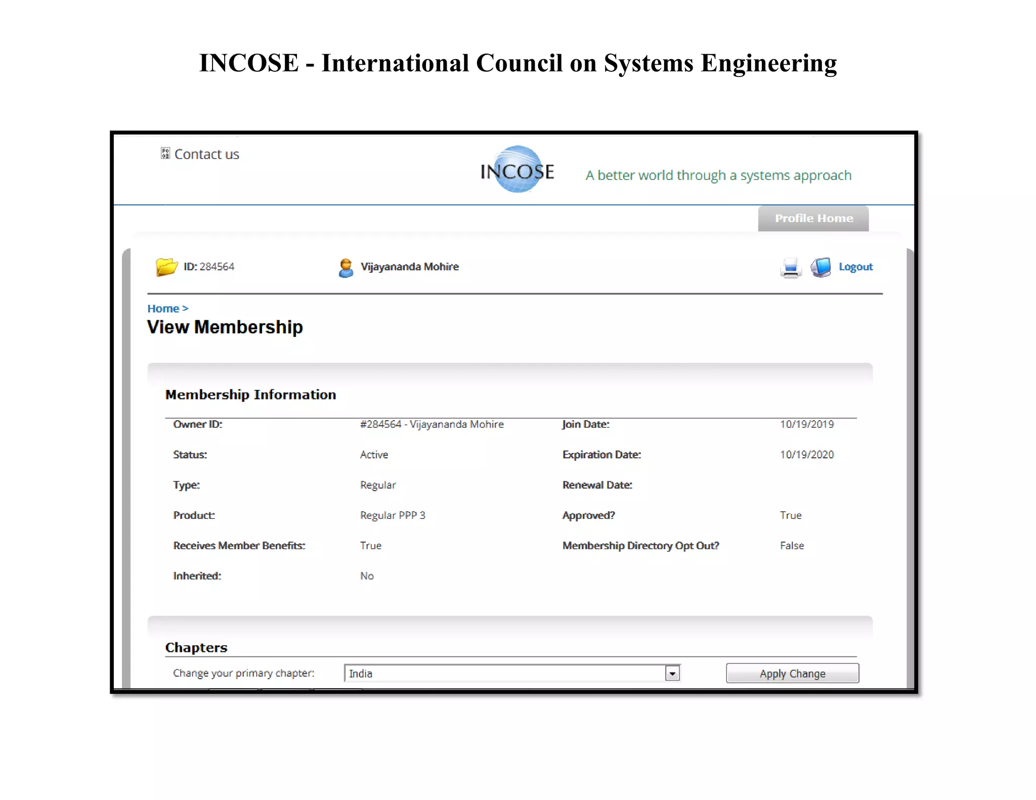 INCOSE membership | PDF