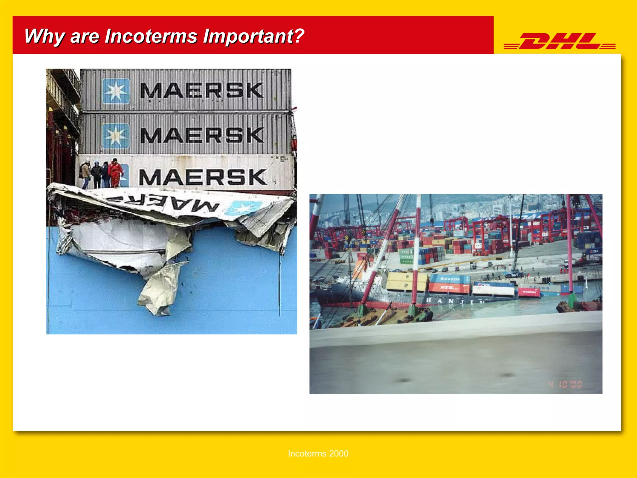 Why are Incoterms Important ? 