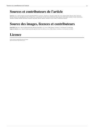 Sources et contributeurs de l’article 4
Sources et contributeurs de l’article
Incoterms  Source: http://fr.wikipedia.org/w/index.php?oldid=65007705  Contributeurs: Abgrall-Lévy, Adriendlvd, Alain83, Alfr, Avatar, Badmood, Bashr, Bastianos, Besoa, Cbernisson,
Diwann, DocteurCosmos, Elg, Ethernaute, Fenice, FexMag, Flytox, FrankyLeRoutier, Freeroot, Gonioul, Gz260, JLM, Jedaaii, Karkared, LeMorvandiau, Lebradeur, Limonair, Macintosheux,
Maurilbert, Moolligan, OGNIER, Pgreenfinch, Pseudomoi, Sarge Baldy, Speculos, Spedona, Tifoultoute, Ulysse23, Zetud, 97 modifications anonymes
Source des images, licences et contributeurs
Image:Black x.svg  Source: http://fr.wikipedia.org/w/index.php?title=Fichier:Black_x.svg  Licence: Public Domain  Contributeurs: User:Gmaxwell, User:Howcheng
Image:Yes check.svg  Source: http://fr.wikipedia.org/w/index.php?title=Fichier:Yes_check.svg  Licence: Public Domain  Contributeurs: User:Gmaxwell, User:WarX
Licence
Creative Commons Attribution-Share Alike 3.0 Unported
http://creativecommons.org/licenses/by-sa/3.0/
 
