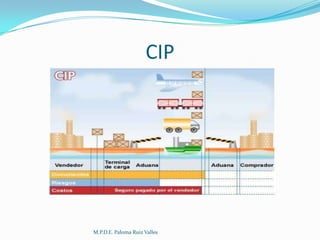 CIP

M.P.D.E. Paloma Ruiz Valles

 