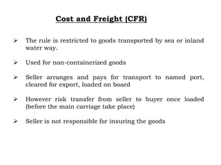 Cfr Risk Incoterms.pptx