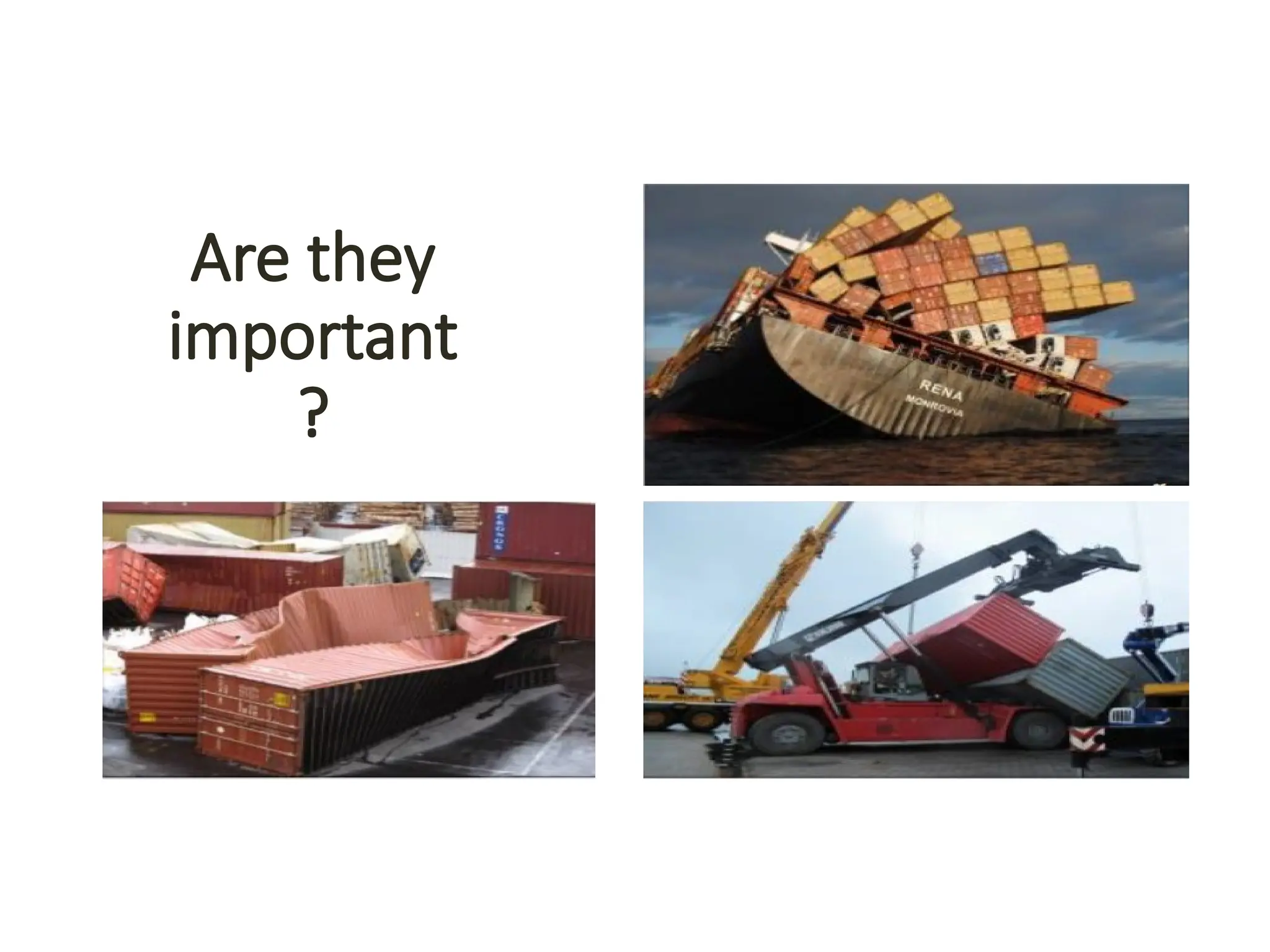 Are they
important
?
 