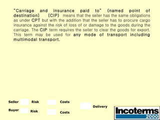 Incoterms 2000 | PPT