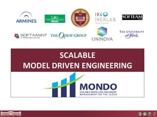 SCALABLE 
MODEL DRIVEN ENGINEERING 
 