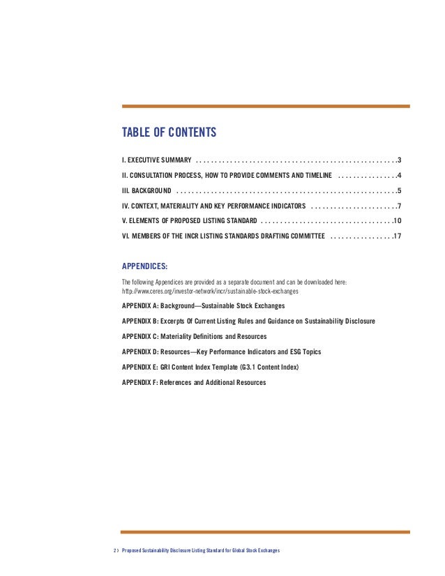 INCR Drafting Committee Consultation Paper