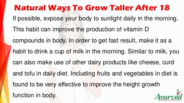 Natural Ways To Get Taller Natural Ways To Get Taller