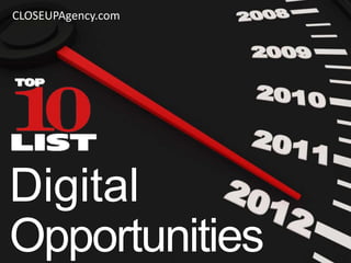 CLOSEUPAgency.com




Digital
Opportunities
 