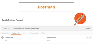 Postman
Sample Postman Request:
 
