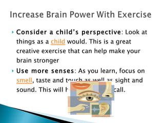 Increase Brain Power With Exercise Ppt