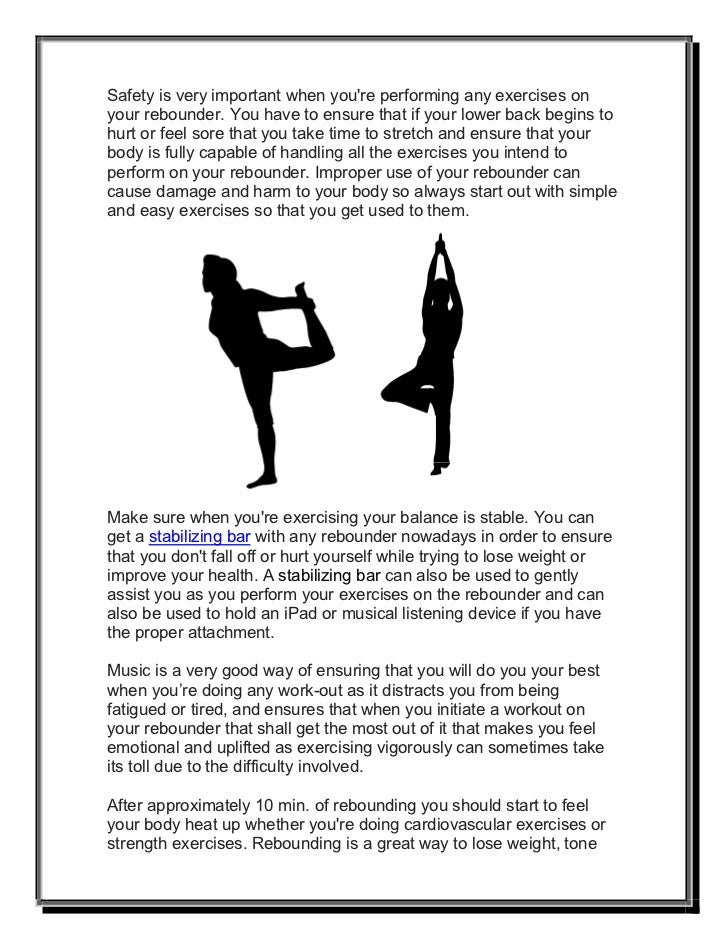 How to Increase Cardio Stamina and Muscle Tone with a Rebounder