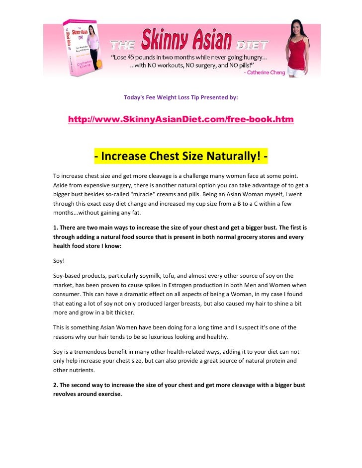 Increase Chest Size Get More Cleavage