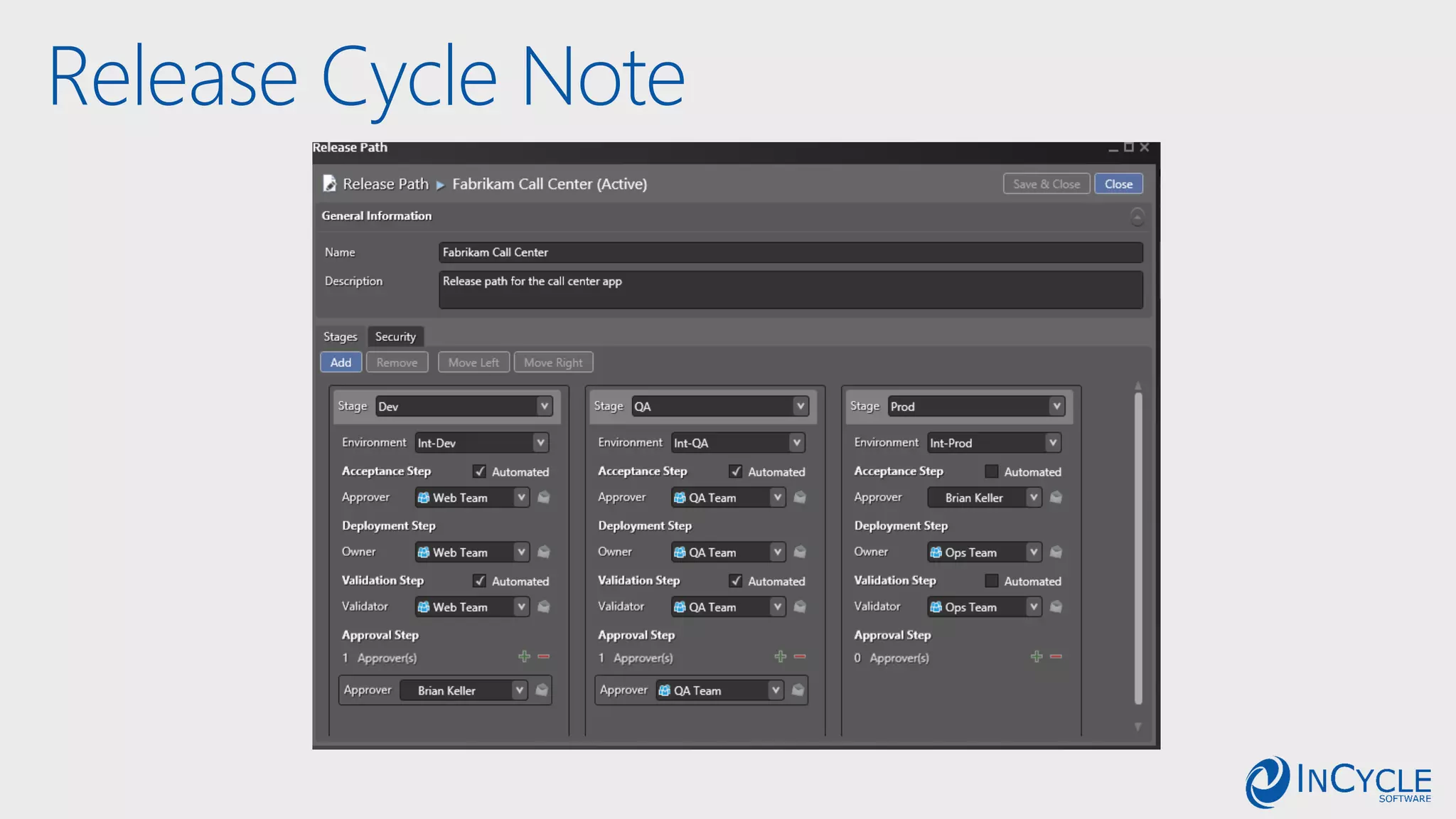Release Cycle Note