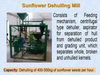 Sunflower Dehulling Mill
 