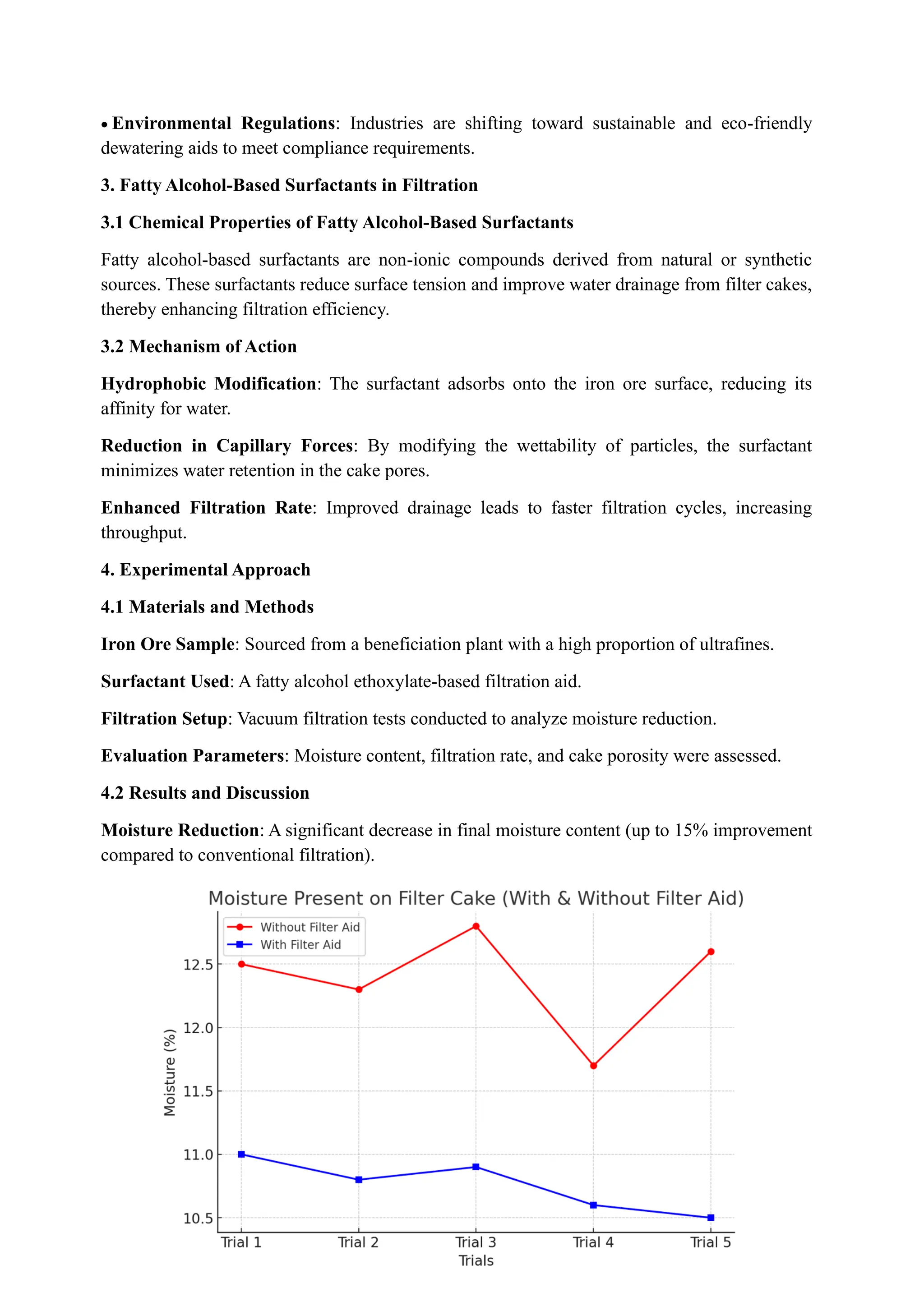 Iron Ore Filtration Enhancement Using Filter Aid | PDF