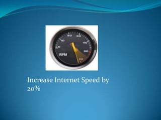 Increase Internet Speed by
20%
 