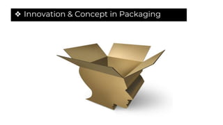 ❖ Innovation & Concept in Packaging
 